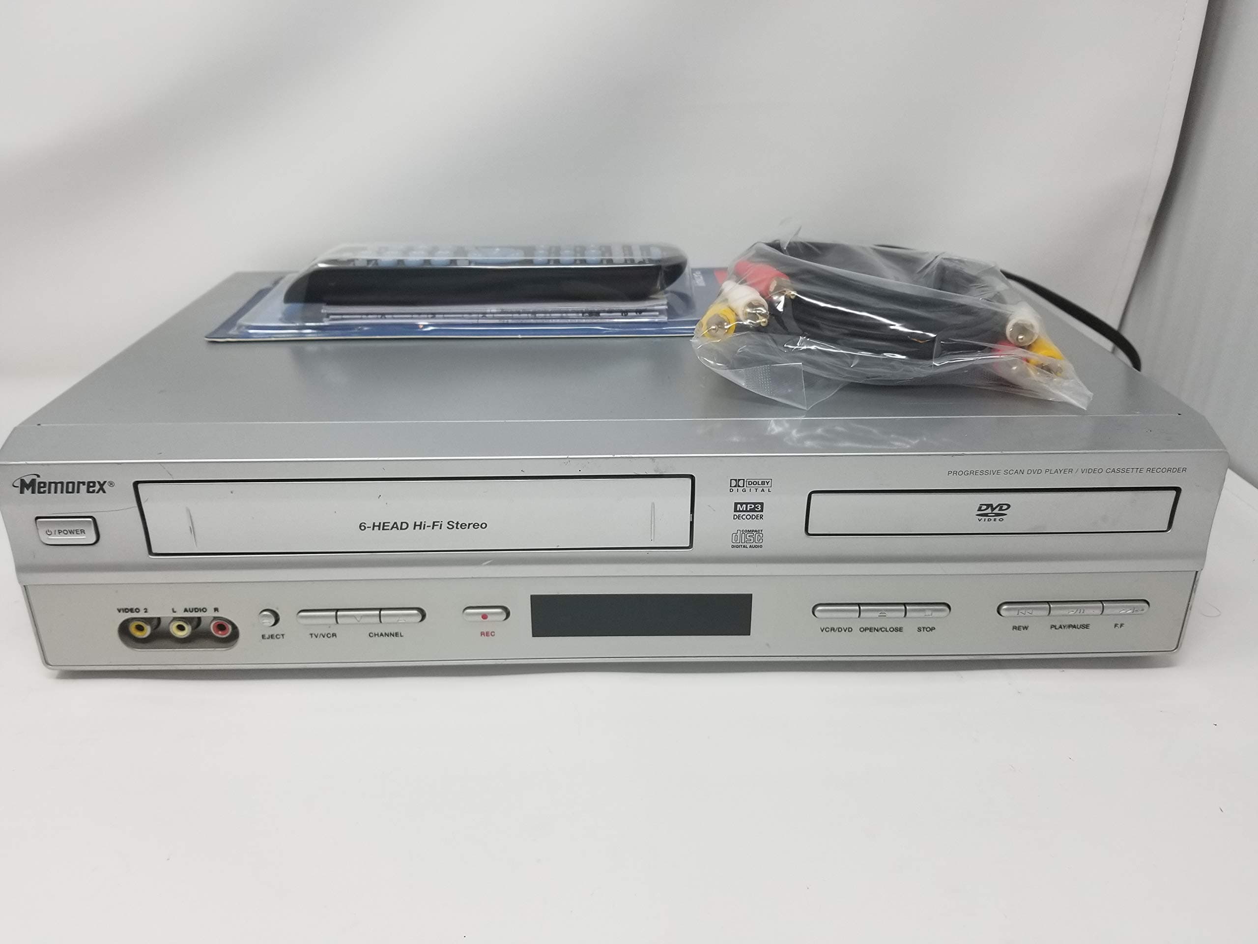 Memorex MVD4543 Multi Region/Zone DVD-VCR Combo with 6-head VCR