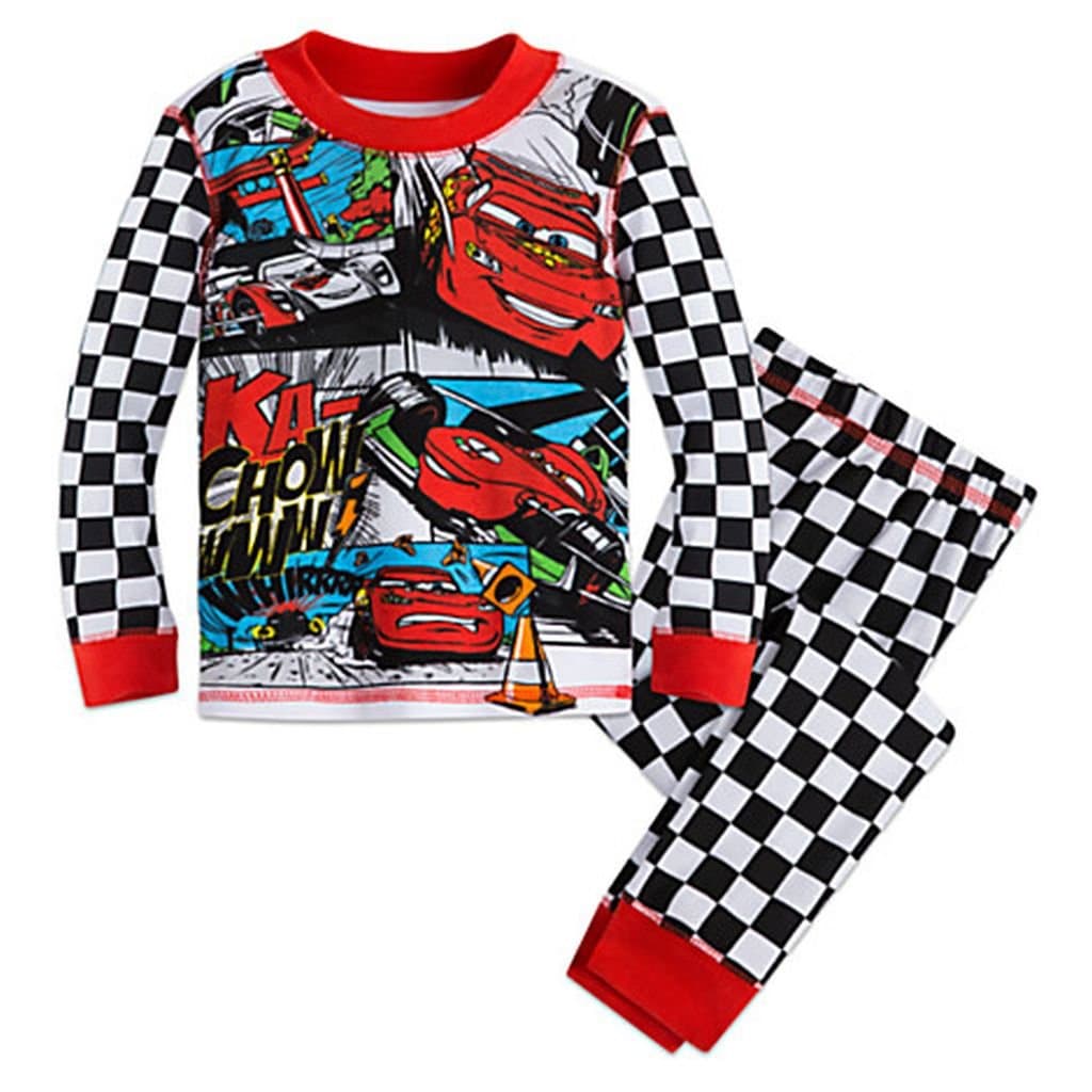 Disney Cars Boy's Size 4 Lightning McQueen Cotton Pajama Pants Set
