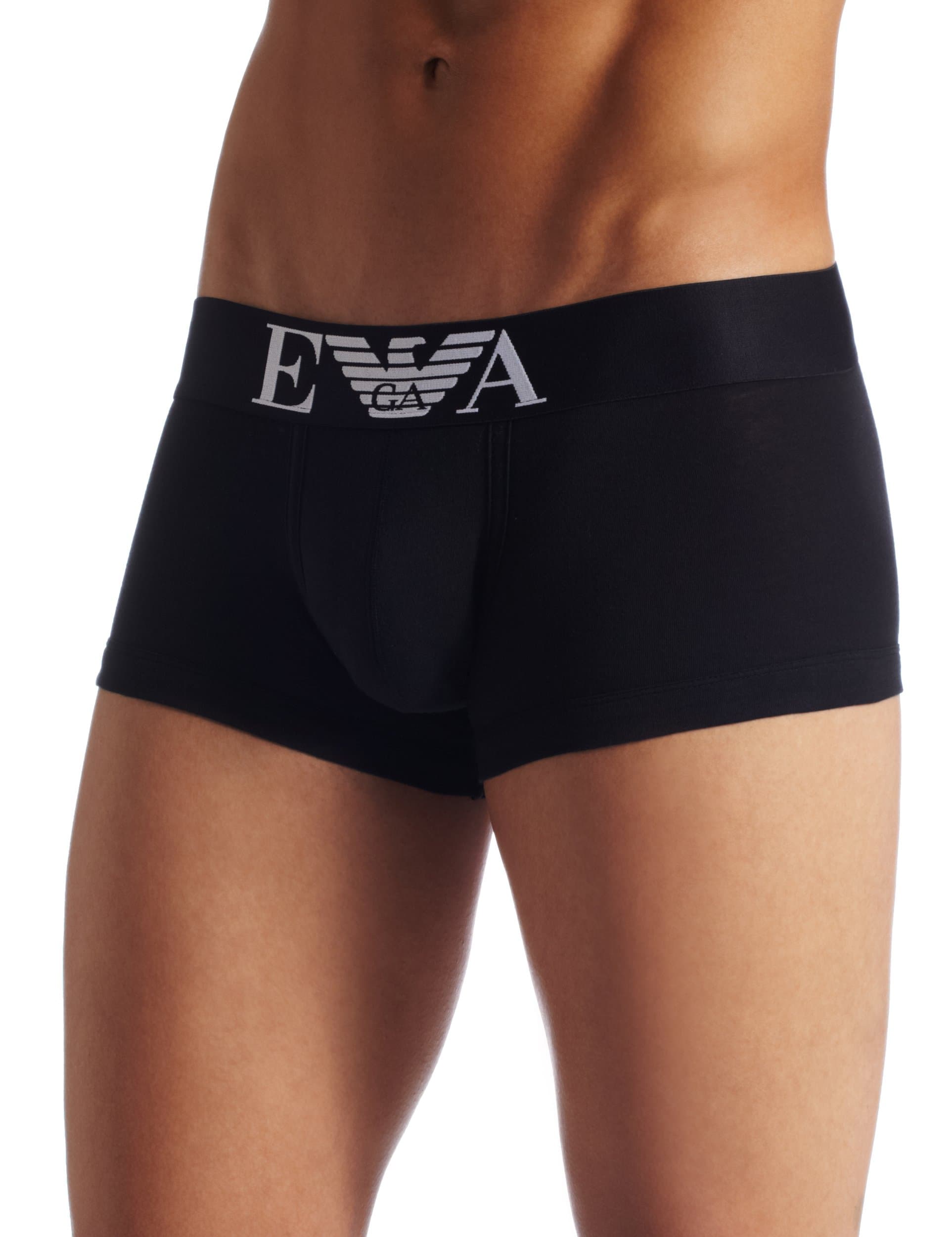 Emporio Armani Men's Cotton Stretch Trunk弹力棉内裤棉質彈性四角褲מכנסי כותנה נמתחיםcueca Elástica De Algodãobaumwoll-stretch Cotton Stretch Trunk (pack of 1)