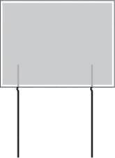 100 Pack Yard Sign Stakes - 24-Inch Metal Yard Sign Holder, Heavy Duty 9 Gauge Steel Wire Stakes for Lawn Signs for Corrugated Plastic Signs - American Made