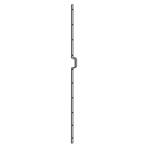 London Bar/Birmingham Bar/Door Reinforcement Anti Ram - 1981 mm - Stainless Steel - 1981x16x5mm - 30x97mm