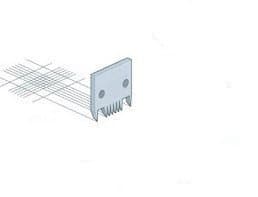Hot Cross Hatch Adhesion Tester Instruction Cross-Cut Tester Kit Multi-blade cutter spacing: (1mm 11 teeths)