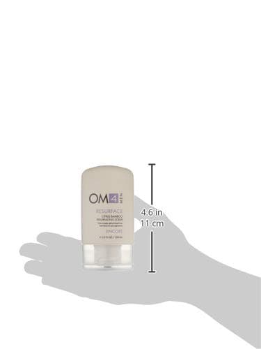 Organic Male OM4 Resurface: Citrus Bamboo Resurfacing Scrub, 3.3 oz.