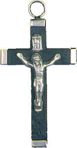 Crucifix Small Black Wood 45mm Small Wood Cross. Black Wood Black Wood Cross