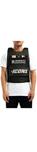 Hudson Outerwear Icons Reflective Vest (OSFA, Black)