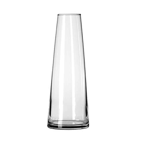 Rishabh home Decoration Glass Vase | Minar Shape Glass Vase | Decorative Glass Vase,Clear 6 inchi