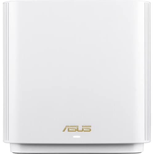 ASUS ZenWiFi XT9 AX7800 Tri-Band WiFi6 Mesh WiFiSystem (2Pack), 802.11ax, up to 5700 sq ft & 6+ Rooms, AiMesh, Lifetime Free Internet Security, Parental Controls, 2.5G WAN Port, UNII 4, White