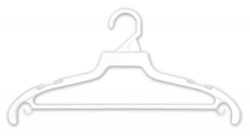 Economy Combination Hangers in White 16 Inch - Case of 250