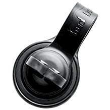 Bud Buttons By SPRK - Magnetic Headphone & Earbud Cord Organizer - Sure Stay Clip Great for Musicians, Runners & Outdoor Fitness (Black/Black)