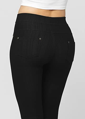 Conceited Jeggings for Women with Pockets - High Waist - Tummy Control Shaping - Regular and Plus Size