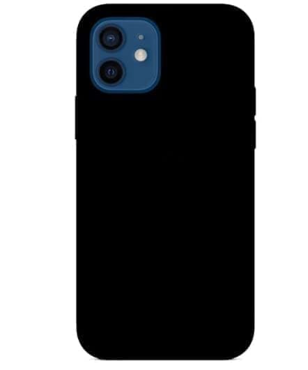 P.N.P Arcane Back Covers for iPhone 12 & iPhone 12 Pro, Liquid Silicone Mobile Phone Cover Wireless Charging Support Candy Case for iPhone 12/12 Pro Cases (Black)