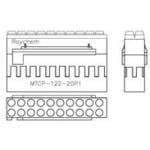TE Connectivity / Raychem Brand MTCP-122-20P1 Connector Accessories