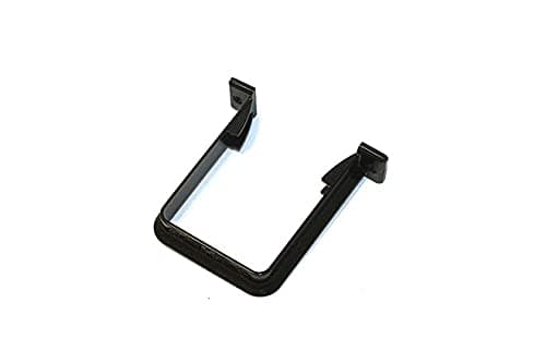 2 x Marley RCE3A (Anthracite) Guttering Downpipe Clips/Brackets One Piece Stand Off for 65mm Square Downpipe