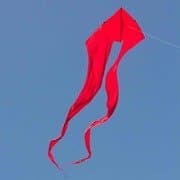 7-ft Ghost Delta Kite Red