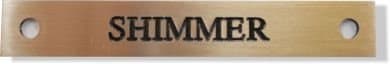 Tack tags - Engraved Brass Saddle Name plate