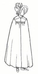 Lady's Regency Cape/Mantle Pattern