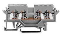 WAGO 280-621 TERMINAL BLOCK, DIN RAIL, 4POS, 28-12AWG