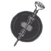 Gray Metal 7-cid Cast Iron Stove Pipe Dampers, 7"