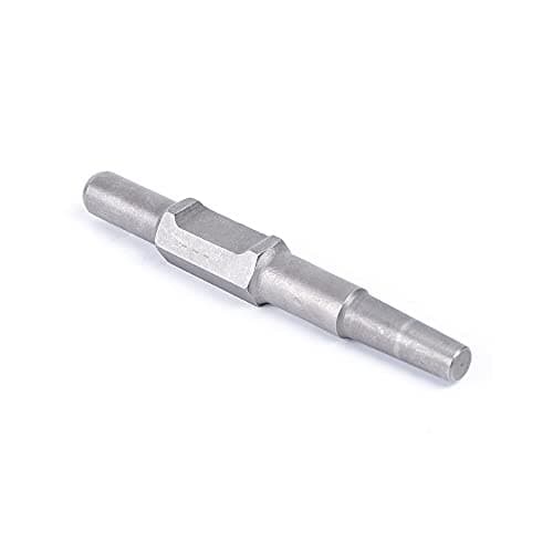 Heavy-Duty Tamping Rammer for 65/95/125 Electric & Petrol Pickaxes, Manganese Steel Compactor Base Plate with Shank for Soil & Foundation Compaction