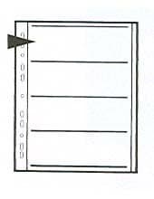 Kenro 120mm Paper Negative Storage pages for ringbinder, 25 pages