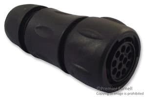 SOURIAU UTS6JC106S Circular Connector Housing, Trim Trio UTS Series, Plug, 6 Ways, Socket, Cable Mount, 10-6 (1 piece)