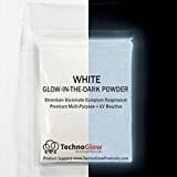 Heavenly White Glow in The Dark & UV Reactive Pigment Powder - 500 Grams