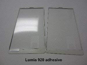Pre-Customized Adhesive for Nokia Lumia 920 Touch Screen Digitizer Front Glass Screen Lens Glue Tape