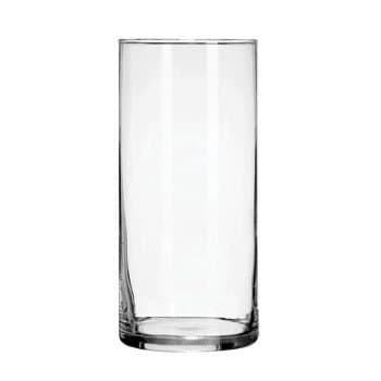 GII's 7" High Glass Cylinder Vases, Set of 12 - for Floral Arrangements, Floating Candle Projects, DIY Crafts