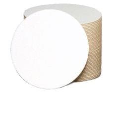 DTR Solutions Round Fiberboard Coasters - 4 Inch Round, Qty 500 Plain White
