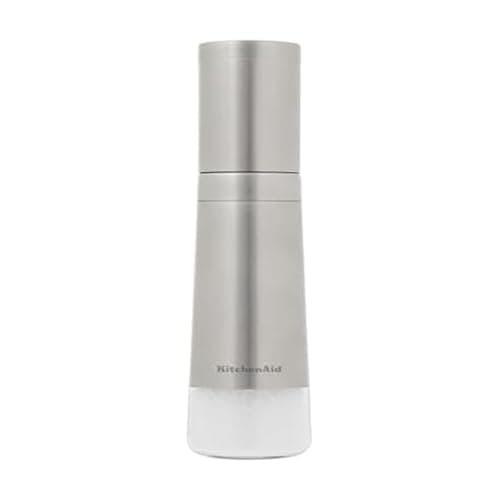 Stainless Steel Filled Salt Grinder, 8 Inch