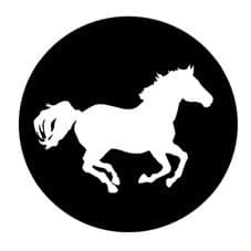 Spare Wheel Cover Sticker - Horse Decal - For 4x4 - By SCA ART