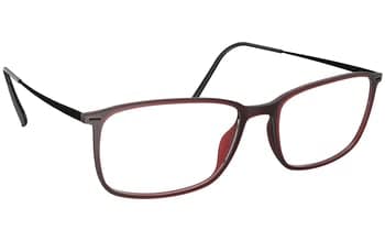 Silhouette Eyeglasses Illusion Lite Full Rim 2930 3141 Cyber Red 54/17/140 3 pie