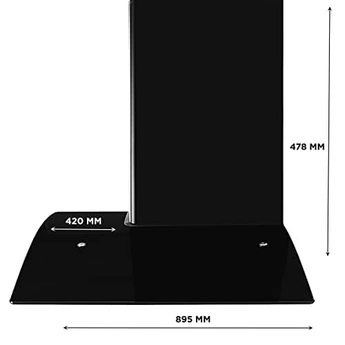 Faber 90cm 1200 m3/hr, Autoclean Chimney ||Filterless|| 5Yr Warranty on Motor(1Yr Comprehensive) || Italian design- (HOOD SYDNEY FL SC AC BK 90, Touch & Gesture Control, Black)