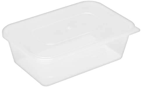 500ml Microwave Heavy Duty SATCO Plastic Containers + Lids x 25