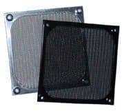 120mm Aluminum Fan Filter Grill Black