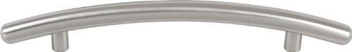 Brushed Nickel Curved Bar Handles Cabinet Handles 10 Pack