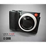 Lim's Design LC-CLUXBK Metal Grip Genuine Leather Camera Half Case for Leica C-LUX, Black