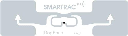 DogBone RFID Paper Face Tag (Monza 4D) - 3,000 Tags