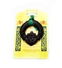 Island Turf CraftsCladdagh Decoration with green ribbon hanger