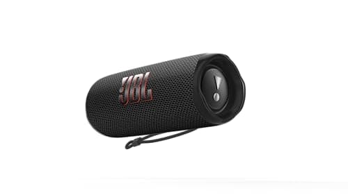 JBL Flip 6 - Portable Bluetooth Speaker, Powerful Sound and deep bass, IPX7 Waterproof, 12 Hours of Playtime, PartyBoost for Multiple Speaker Pairing for Home, Outdoor and Travel (Black)