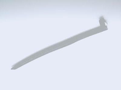 Lascal 1 piece plastic strap for buggy board 3G and Maxi+ with red inscription