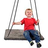 Square Carpeted Platform Swing