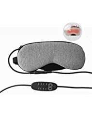 Sleep Eye Mask, Portable Steam Eye Mask with Adjustable Temperature, Designed to Relieve Stress, Tired, Dry Eyes, Blepharitis, USB Heating Mask for Travel (Gray)
