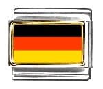 Clearly CharmingGermany Flag Italian Charm Bracelet Link