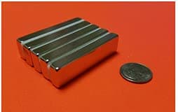 5pc Super Strong Neodymium Magnet N45 2.5 x 0.4 x 0.2 Permanent Magnet Bar, The World’s Strongest & Most Powerful Rare Earth Magnets by Applied Magnets