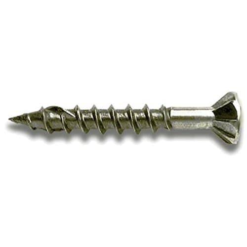 Tech7 SS150SQ #8 x 1-1/2" Stainless Steel Self Drilling Wood Screws - Square Drive Head 75 per Package