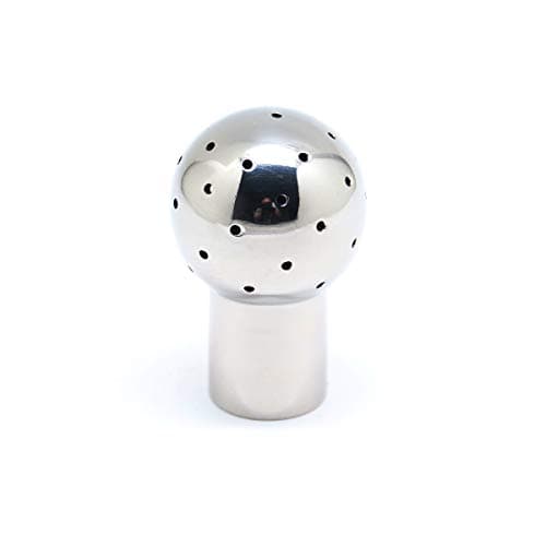 QiiMii Fixed Spray Ball Stainless Steel 304 Tank Cleaning Ball 1/2" NPT Threaded (1/2" INCH)