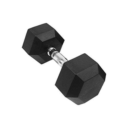 Joysale Barbell Set Hex Rubber Dumbbell with Metal Handles Heavy Dumbbells, Choose Weight(5lbs,10lbs, 20lbs, 30lbs, 50lbs) Exercise at Home Best Choice