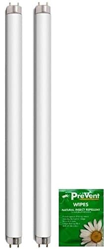 2 x 8 Watt 12 Inch Replacement Fly Killer Tubes - Bulbs for 16W Electric Fly Killer
