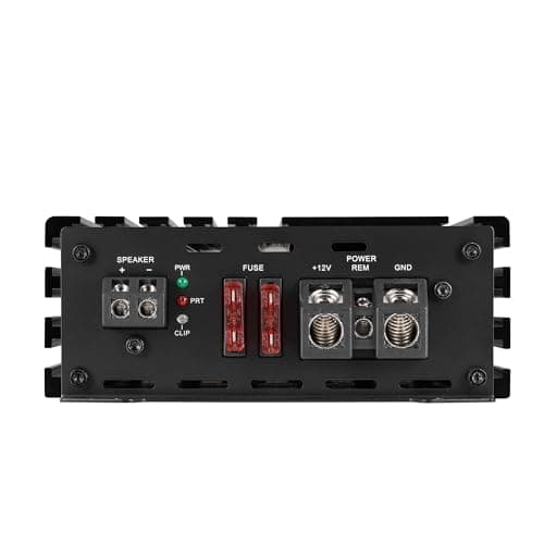 PLINIUS Amplifier Car Audio Monoblock Class D Compact Subwoofer Amplifier, 2/4 Ohm Stable, Low/High Level Inputs, Low Pass Crossover, Mosfet Power Supply